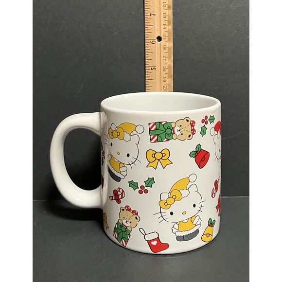 Sanrio Hello Kitty Happy Holidays Christmas Coffee Mug Cup 16 oz. Multicolor - Picture 8 of 8